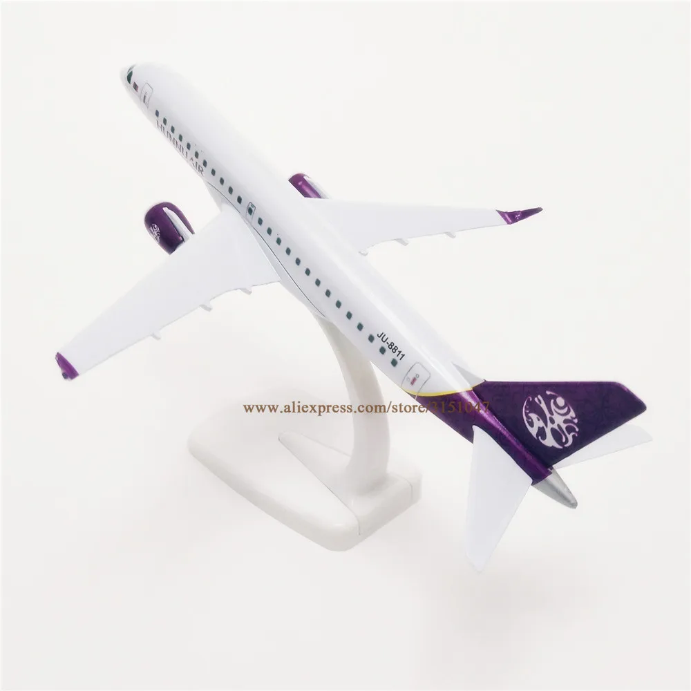 

NEW 20cm Air Mongolian Hunnu Air Embraer E-190 Airlines Airplane Model Plane Alloy Metal Aircraft Diecast Toy Kids Gift
