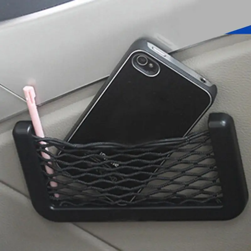 1PC Car Organizer Storage Bag Auto Back Rear Mesh Holder For Phone Wallet Key Accessories 20*8CM 8*15CM Universal | Автомобили и