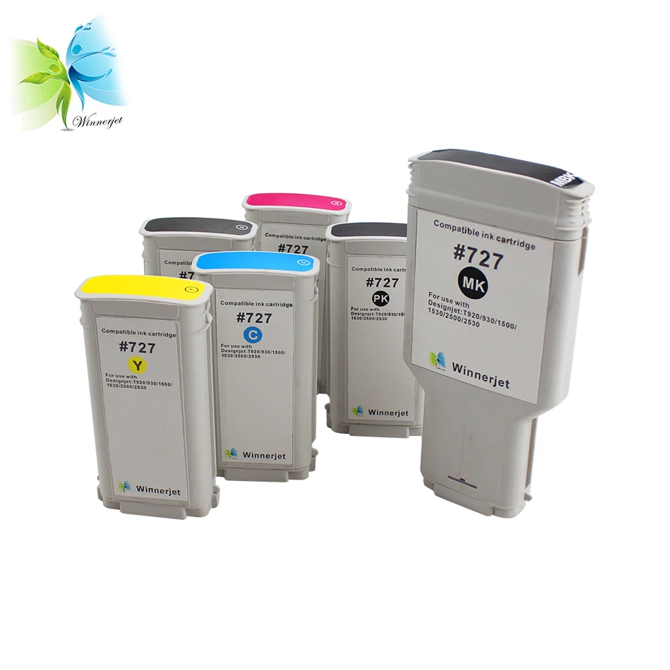 WINNERJET for HP 727 Remanufactured Ink Cartridge with Designjet T1500 T1530 T920 T930 T2500 T2530 Printers | Компьютеры и офис