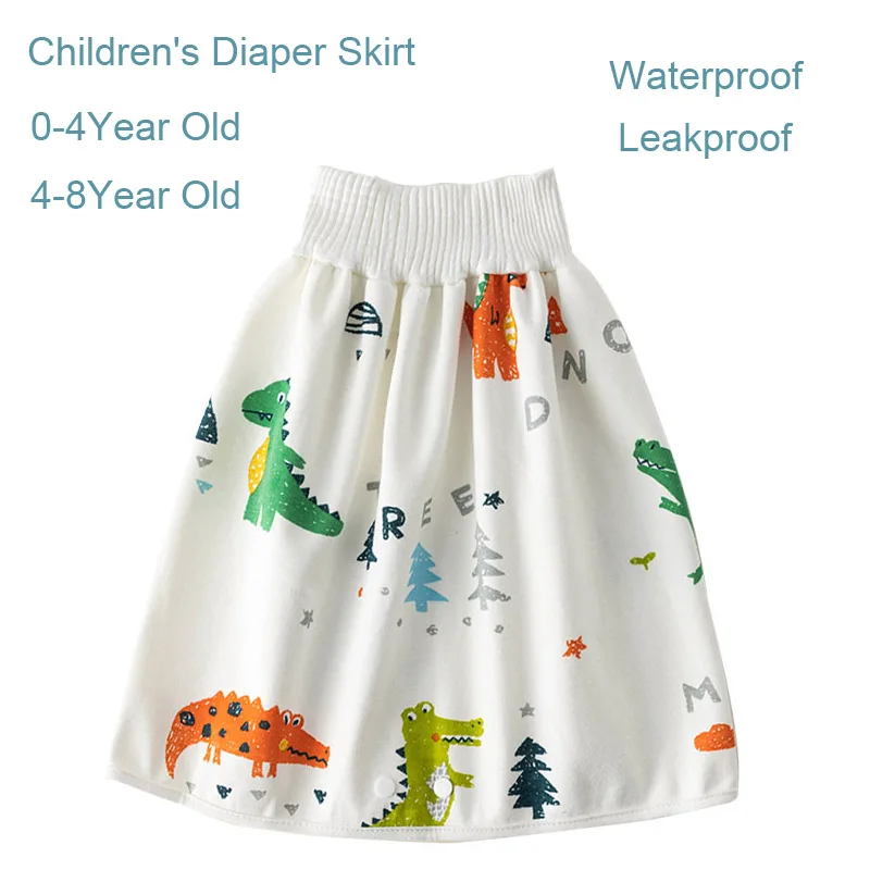 

Комплект из 2 предметов, детский подгузник юбка Baby'sTraining брюки Водонепроницаемый кольцо пеленки девушки брюки для мальчика сокровище для девочек с защитой от проливания моющиеся