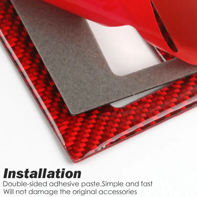 

2008-14 Cover Trim Panel 3D Accessories Carbon Fiber For TT TTS Lift Red