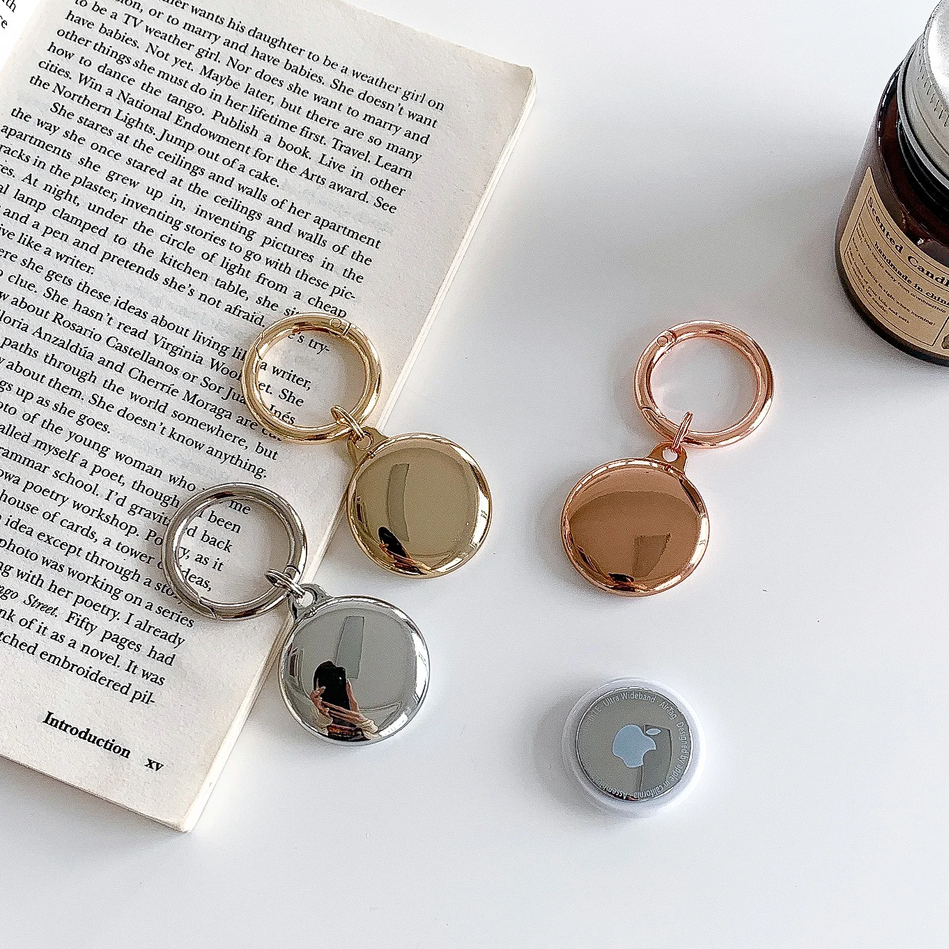 Воздушные бирки роскошный защитный чехол с золотым покрытием и брелоком сумка