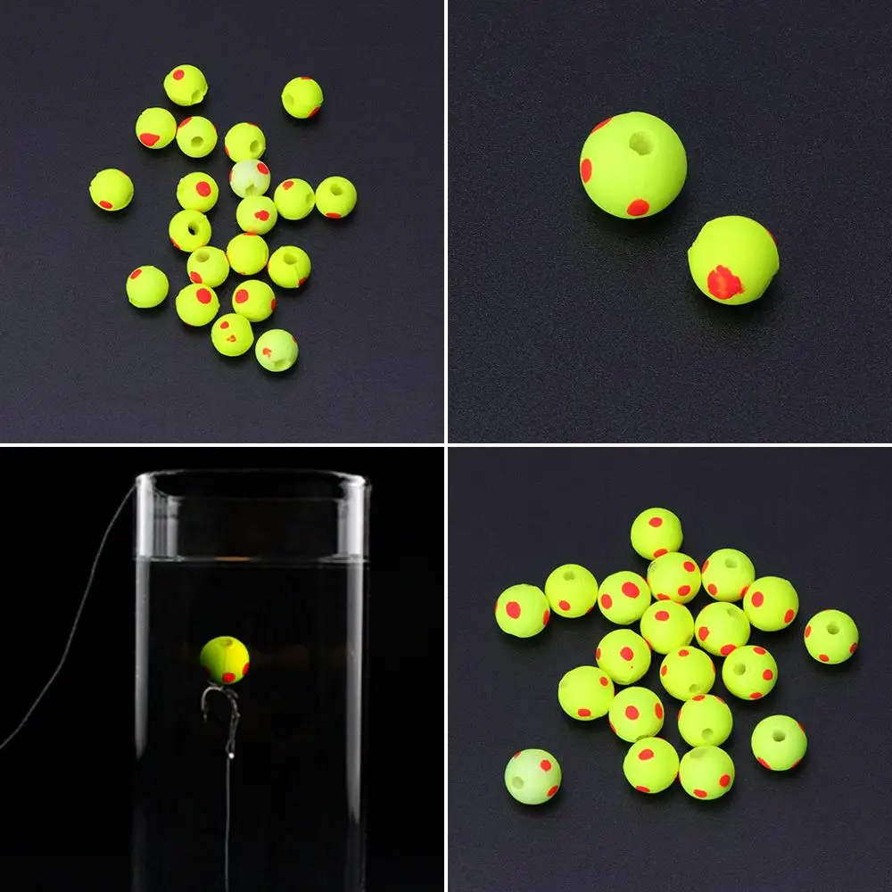 20 шт./компл. бусинки из ЭВА поплавковая Рыболовная Снасть для карпа двухцветная