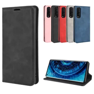 guexiwei luxury magnetic pu leather case for oppo find x2 flip cover stand wallet card slot holder phone fundas free global shipping
