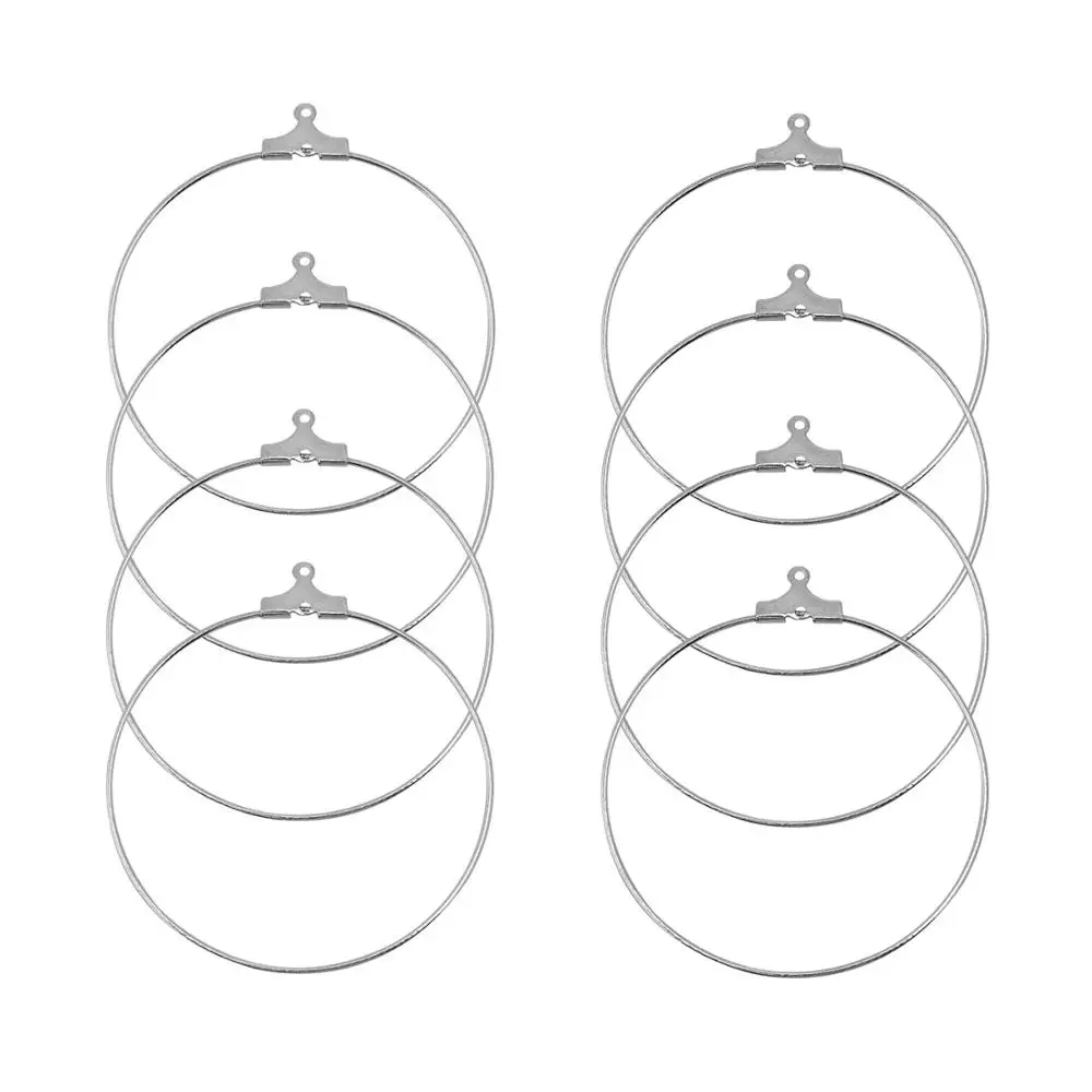 30 шт./лот 25-40 мм Большие круглые серьги-кольца Классический модный железный крючок для создания украшений своими руками Материал находок.