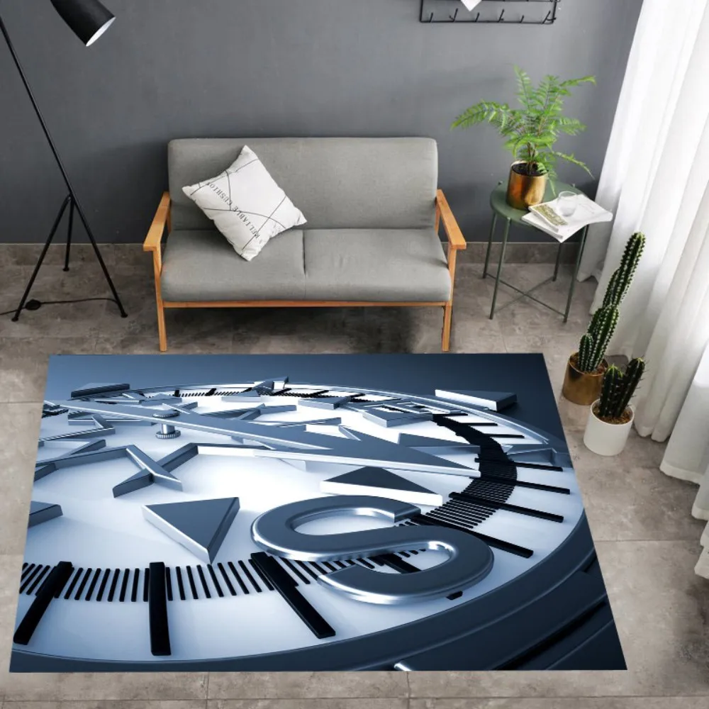 Морской для наружных осветительных приборов напольный коврик круг компас 3D