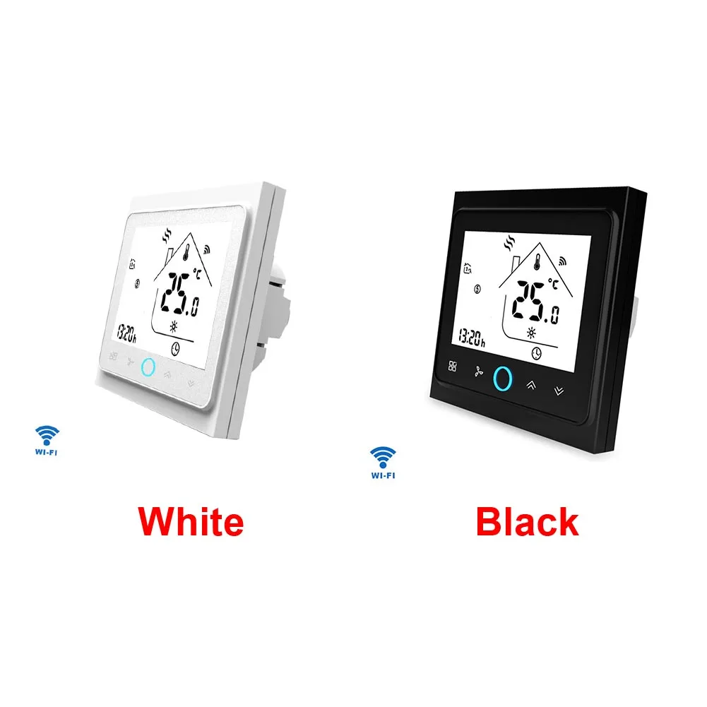 

Touch Control Water Heater Electric Thermostat WIFI Household Backlight LCD Screen Air Conditioner Smart For Google Home