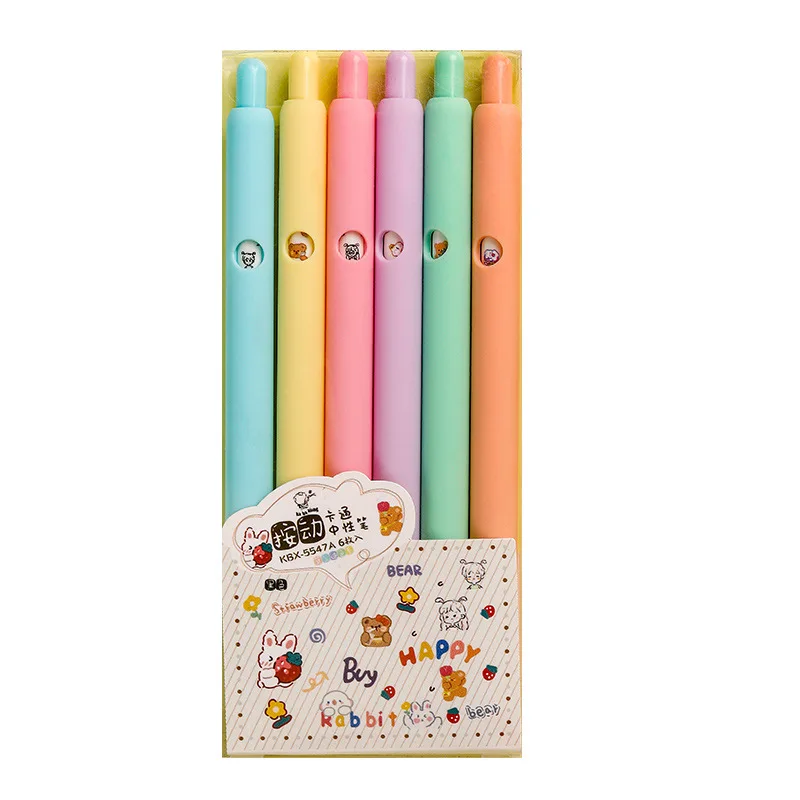 

Выдвижная цветная гелевая шариковая ручка кавайные ручки, набор для самостоятельной сборки, учетной записи, набросков, художественных марк...