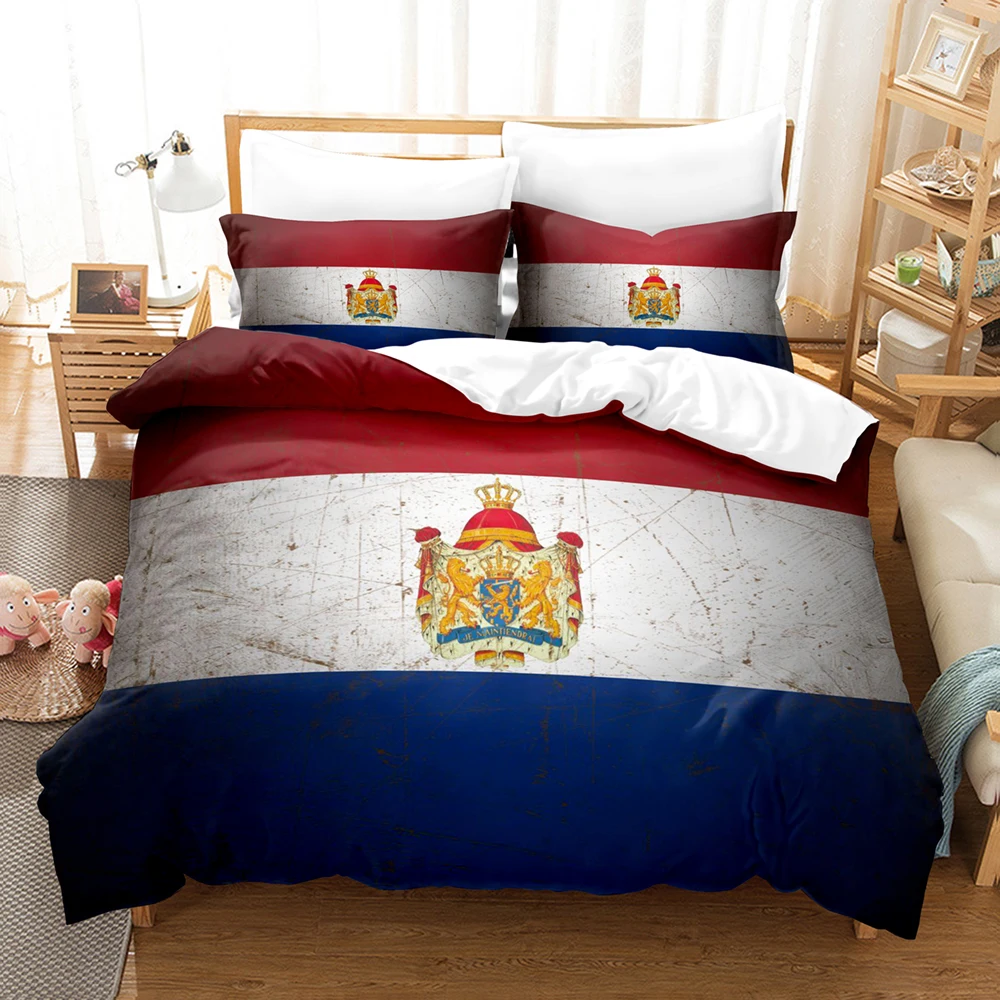 USA Flag Bedding Set Single Twin Full Queen King Size Europe America Developed Country Bed Children Bedroom Duvetcover Sets | Дом и сад