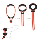 Регулируемый мужской замок, кольцо для пениса, веревка для пениса, силиконовое кольцо на пенис, мужское кольцо на пенис, увеличитель мужского пениса, кольцо для задержки эякуляции, секс-игрушки для мужчин