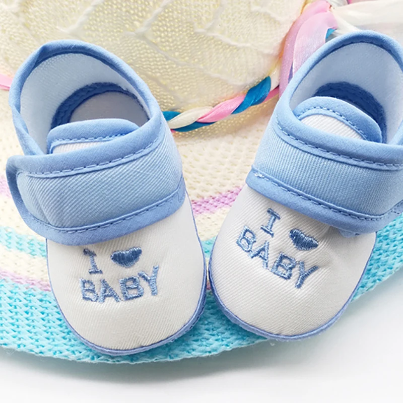 2019 новая детская обувь для первых шагов простая милая с вышивкой буквенным