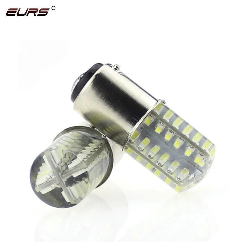 Светодиодные Автомобильные сигнальные лампы EURS led 1156 p21w ba15s 1157 с силикагелем 48 smd