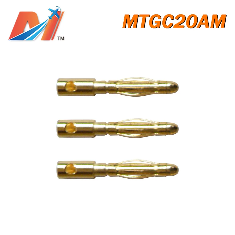 Распродажа золотой штекер соединителя Maytech (1 шт.) 2 мм|Силовая установка| |