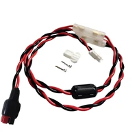 1m power cord cable 12a fuse for xiegu g90 x108g transceiver fits anderson powepole shortwave radio power cord