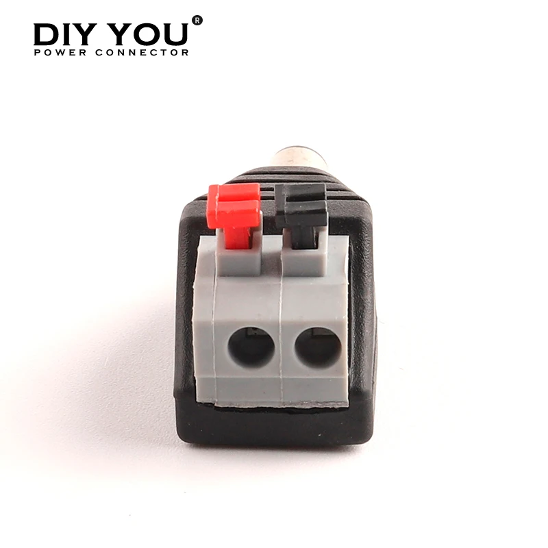 Быстроразъемный Штекерный разъем постоянного тока 2 1*5 5 мм питания без сварки