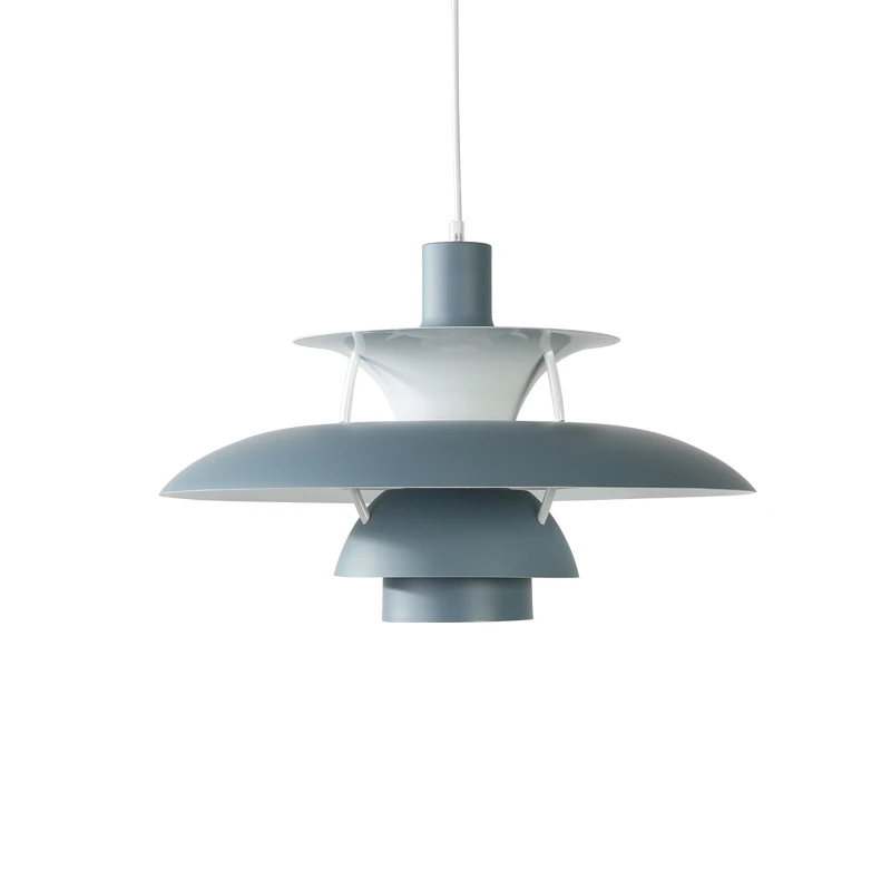 Nordic PH5 Creative Led Penddant Lights for Bedroom Living Room Kitchen Modern Decor Lamp Fixtures Vintage Luminaire Suspension - Body Color: H