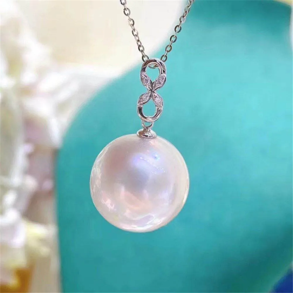 

1PCS S925 Sterling Silver Pearl Tray Charm Connector Bail Pendant Clasp DIY Necklace Jewelry Making Accessories