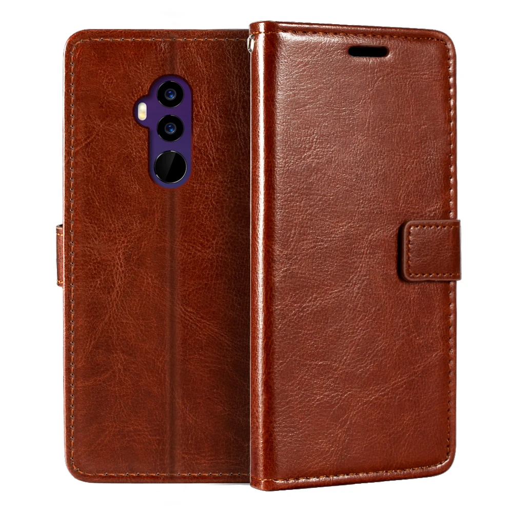 case for umidigi z2 pro wallet premium pu leather magnetic flip case cover with card holder and kickstand for umidigi z2 free global shipping