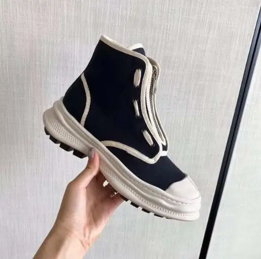 Оранжевые холщовые удобные дышащие женские кроссовки на плоской подошве со