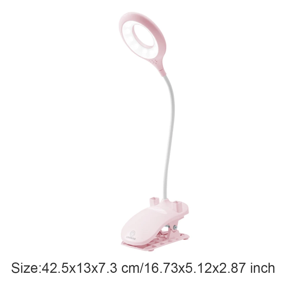 

Flexo Table Lamp Led Desk Lamp Touch Control Clip Study Lamps Magnifier Gooseneck Desktop usb Table Light Rechargeable Battery