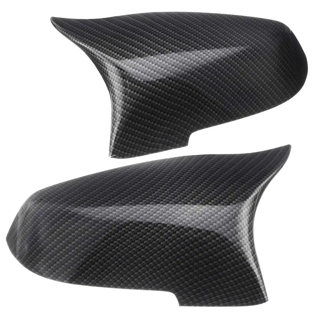 Пара боковых зеркал заднего вида черная крышка для Bmw 5 6 7 серии F10 F18 F11 F06 F07 F12 F13 F01