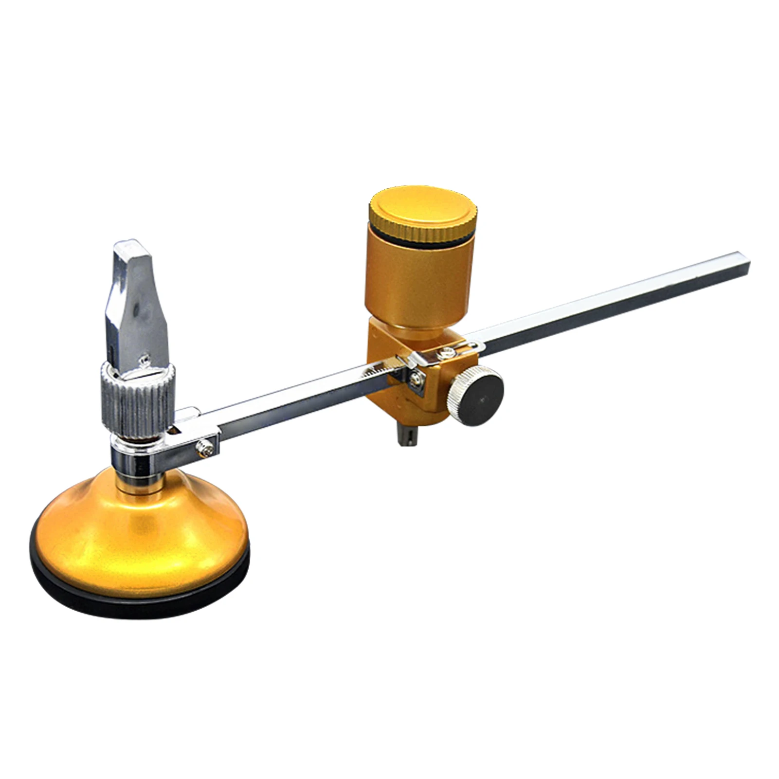 

Heavy Duty Circular Glass Cutter with 54mm Suction Cup 600ml Oil Cylinder Adjustable Glass Circle Cutter