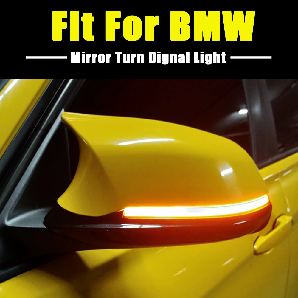 Светодиодный динамический поворотник для BMW F20 F21 F22 F30 E84 1 2 3 4 серии поток воды