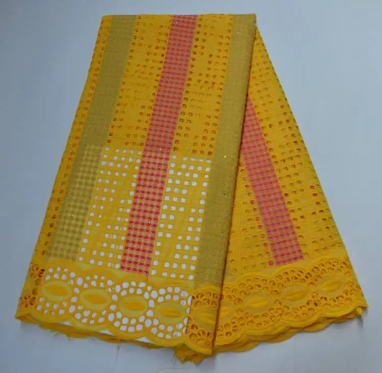 

Новейшие африканские нигерийские швейцарские кружева 2020 Высококачественная африканская вышивка 100% хлопчатобумажная кружевная ткань для ...