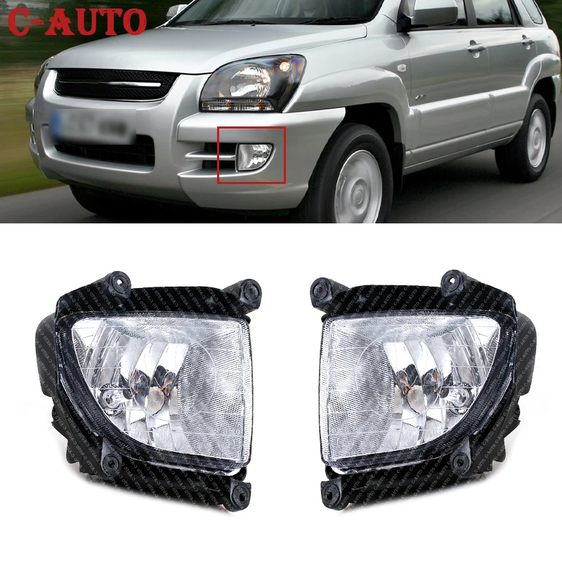 

Car Left Right Fog light Fog Lamp Running light lamp Front Bumper For Kia Sportage 2.0 2.7 2005 2006 2007 922011F001 /922021F001