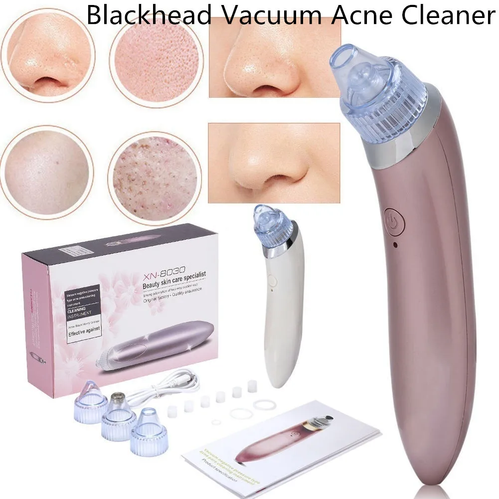 RG Микродермабразия машина Blackhead Вакуумный Очиститель акне устройство для удаления черных точек Электрический Уход за кожей лица D30916 - Цвет: RG