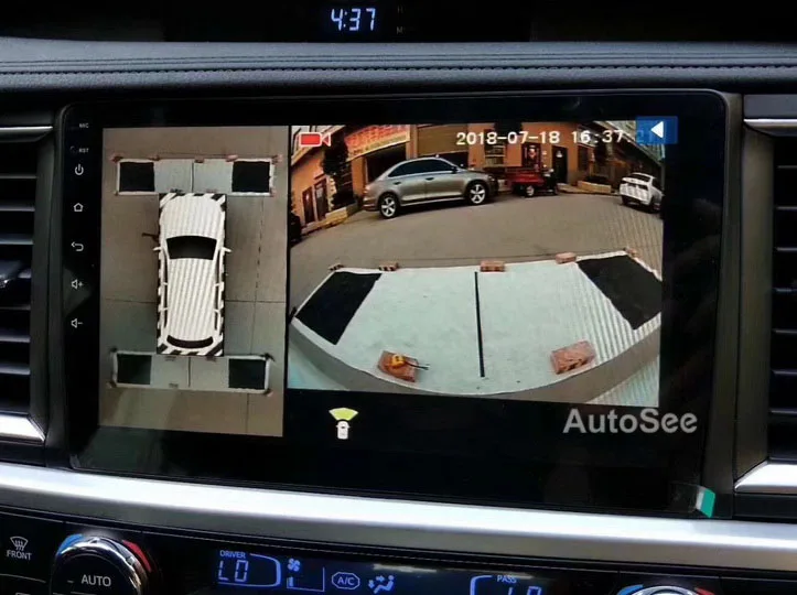 Камера для Toyota AVM SVM универсальная камера с обзором 360 градусов DVR 1080P динамическая