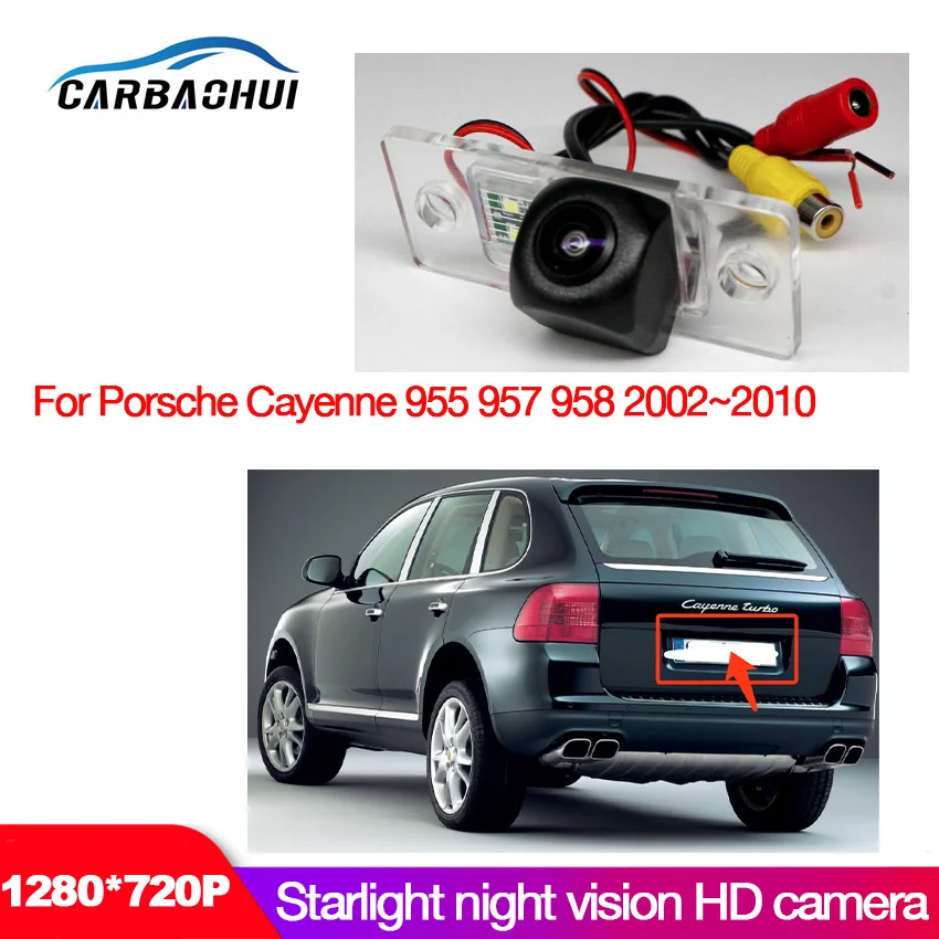 

Car Rear View Reverse Camera For Porsche Cayenne 955 957 958 2002~2010 Back Parking Camera Accessories High quality CCD HD