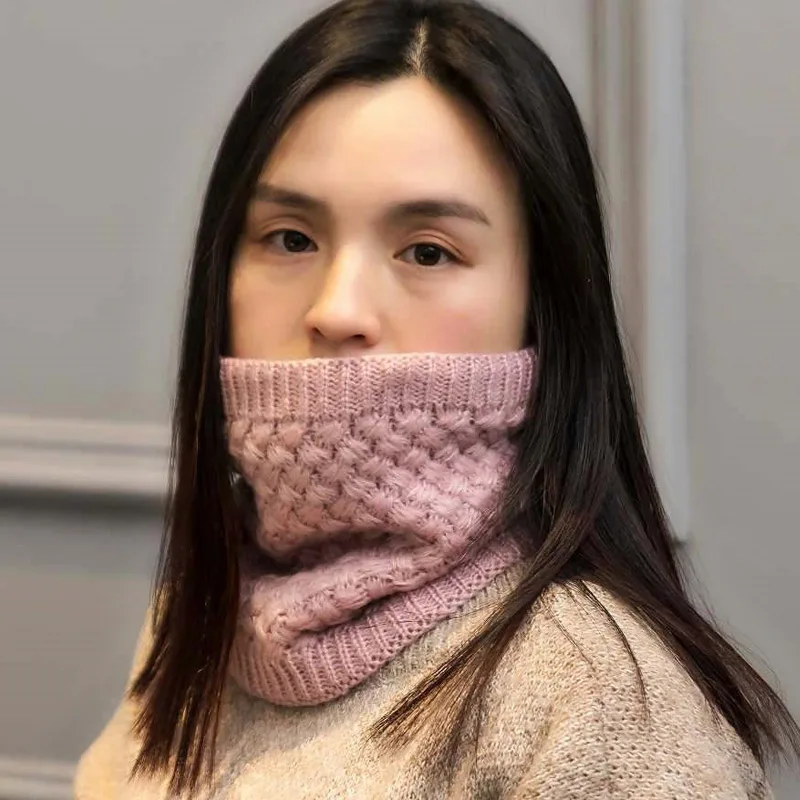 

Men Women Unisex Soft Scarf Winter Warm Cotton Scarves Knitted Collar Bandanas BMF88