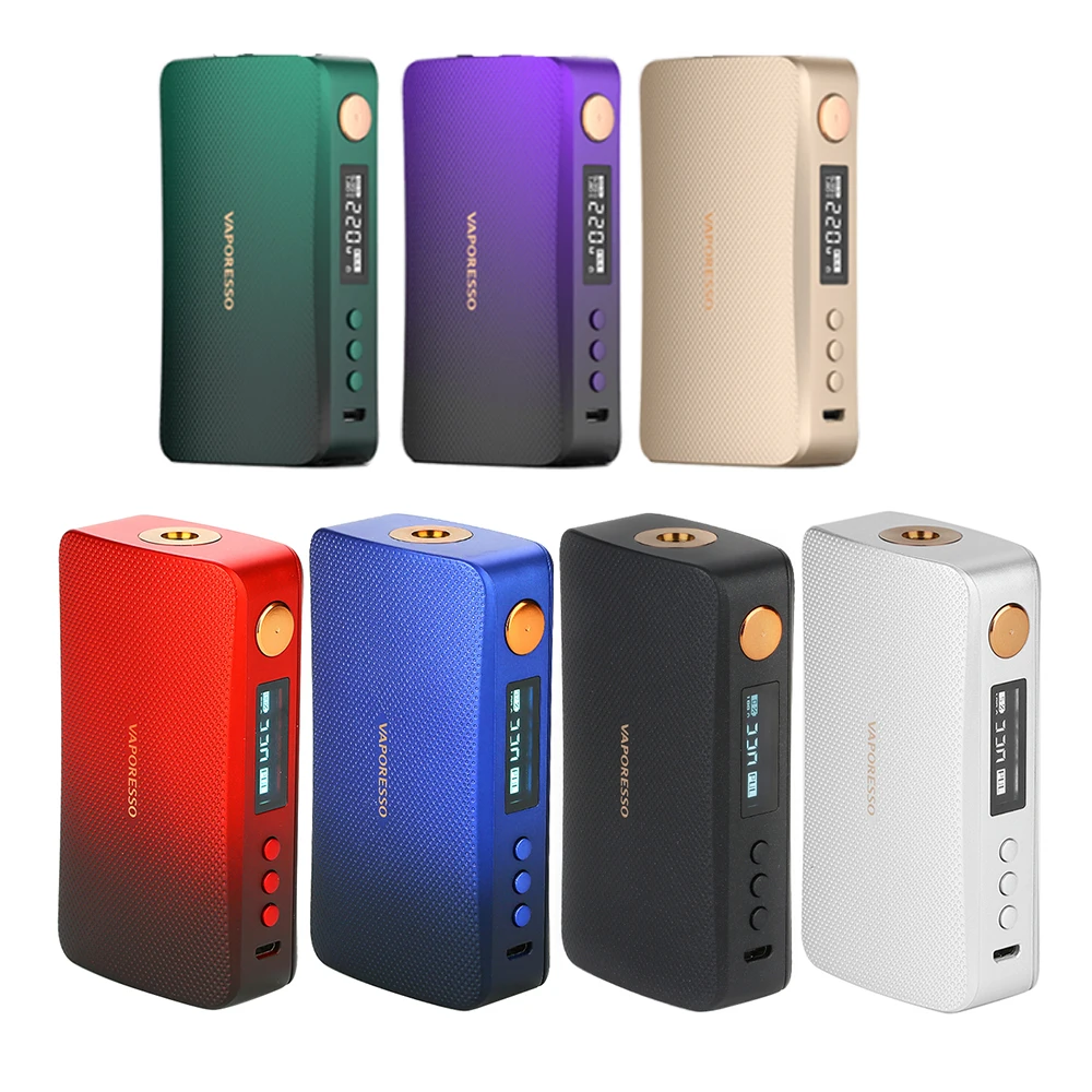 Vaporesso GEN Kit 220 Вт GEN Box Mod и 8 мл SKRR S Tank Fit QF Coil VS Armour Pro Kit электронная сигарета испаритель