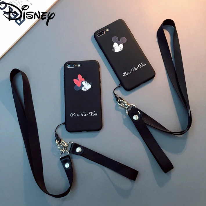 

Disney cartoon character Minnie Mickey cute phone case for iPhonex/xs/11/11pro/silicone soft shell anti-drop 12pro/12promax/6s/7