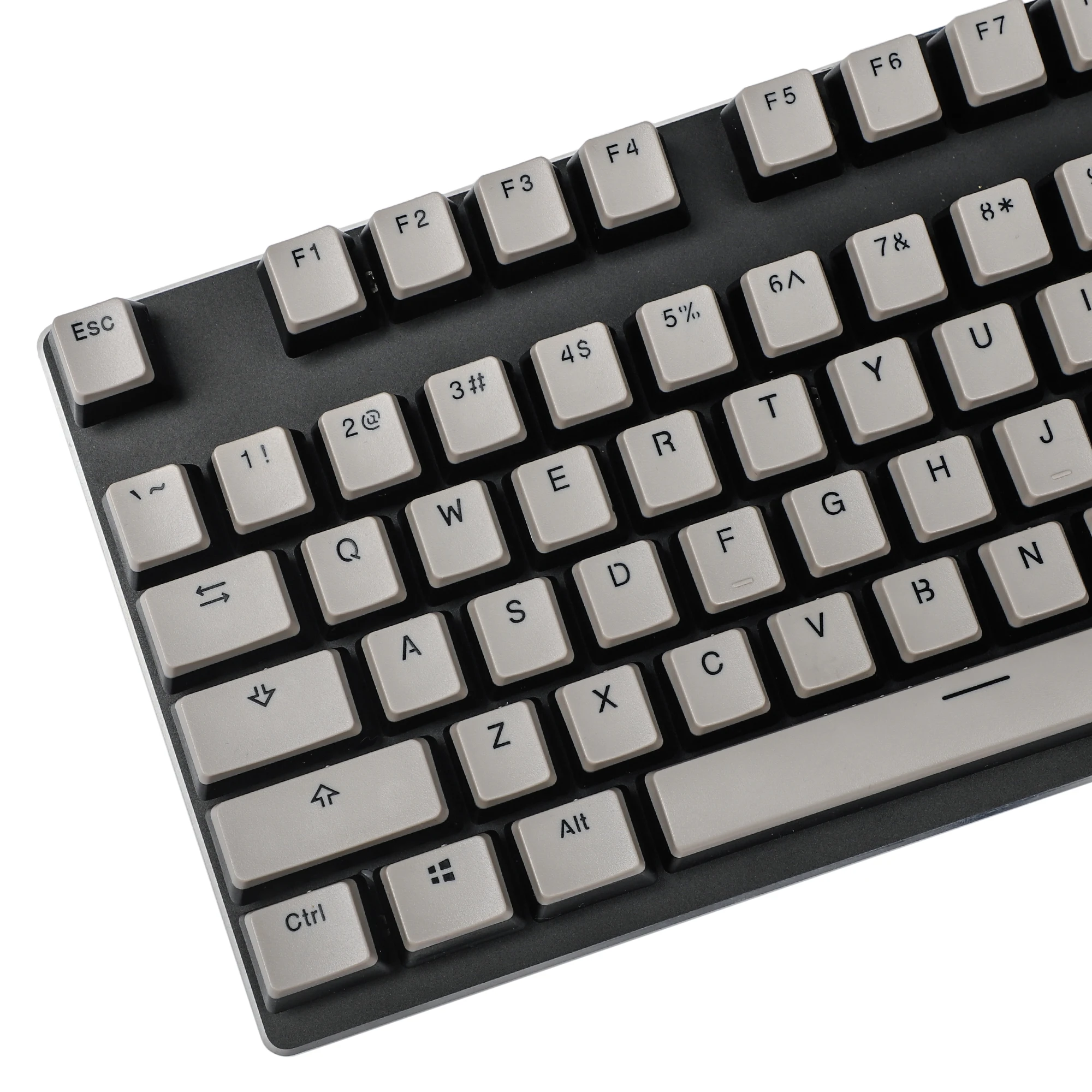 YMDK 104 108 PBT OEM профиль Doubleshot кофейный желтый белый пудинговый колпачок для