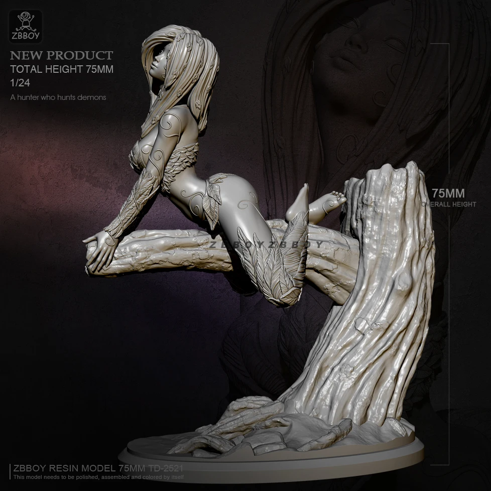 

Наборы моделей из смолы 75 мм, бесцветная и самособранная фотография