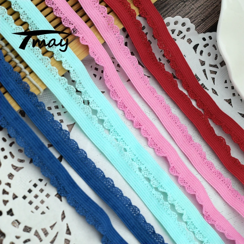 #2004 классические эластичные ленты в форме Зубцов кружева 8 цветов детское женское
