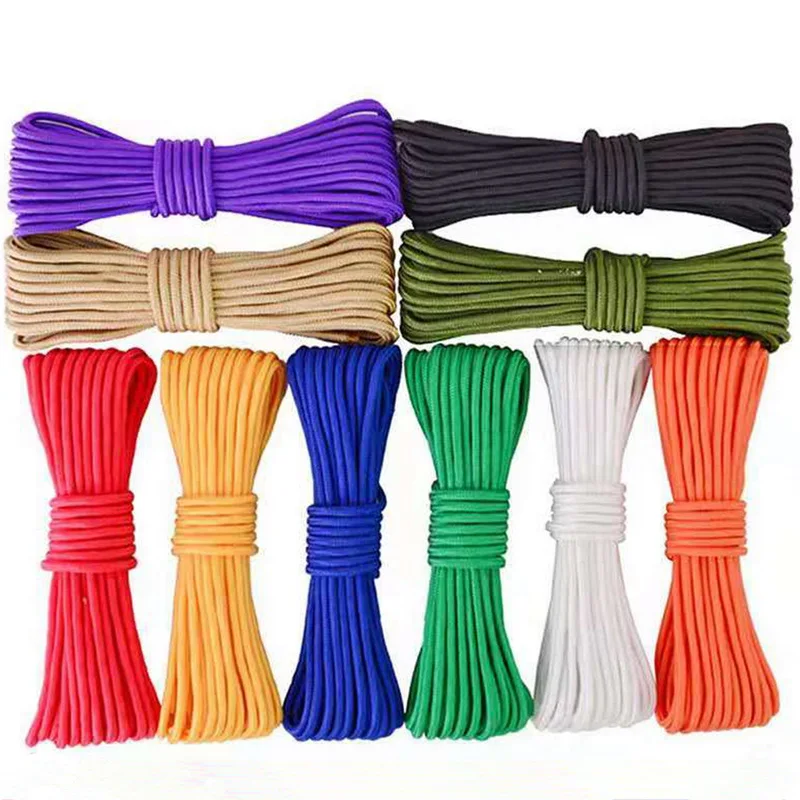 

Dia 3 mm 5 10 20 30 Meters Core-spun Parachute Cord Lanyard Tent Rope For Hiking Camping Clothesline DIY Bracelet