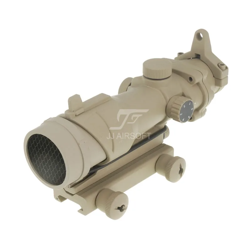 JJ Airsoft ACOG Style 1x32 Red Dot с Killflash / Kill Flash (черный/коричневый) бесплатная доставка | Спорт