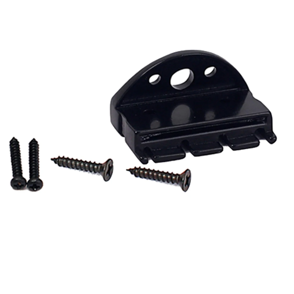 

Fixed Headless Bridge Tailpiece with Screws for Electric Guitar Accessories