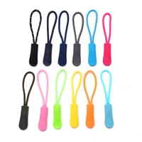 20pc zipper pull puller end fit rope tag replacement clip broken buckle fixer zip cord tab travel bag suitcase tent backpack