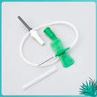 Медицинская Стерильная вакуумная безопасная игла-бабочка для забора крови, одноразовая инфузионная бабочка, набор венозных сосудистых звездочек для кожи головы 23 г 21 г