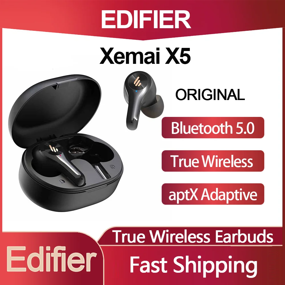 Наушники-вкладыши Edifier Xemal X5 Bluetooth 5 0 шумоподавление | Электроника