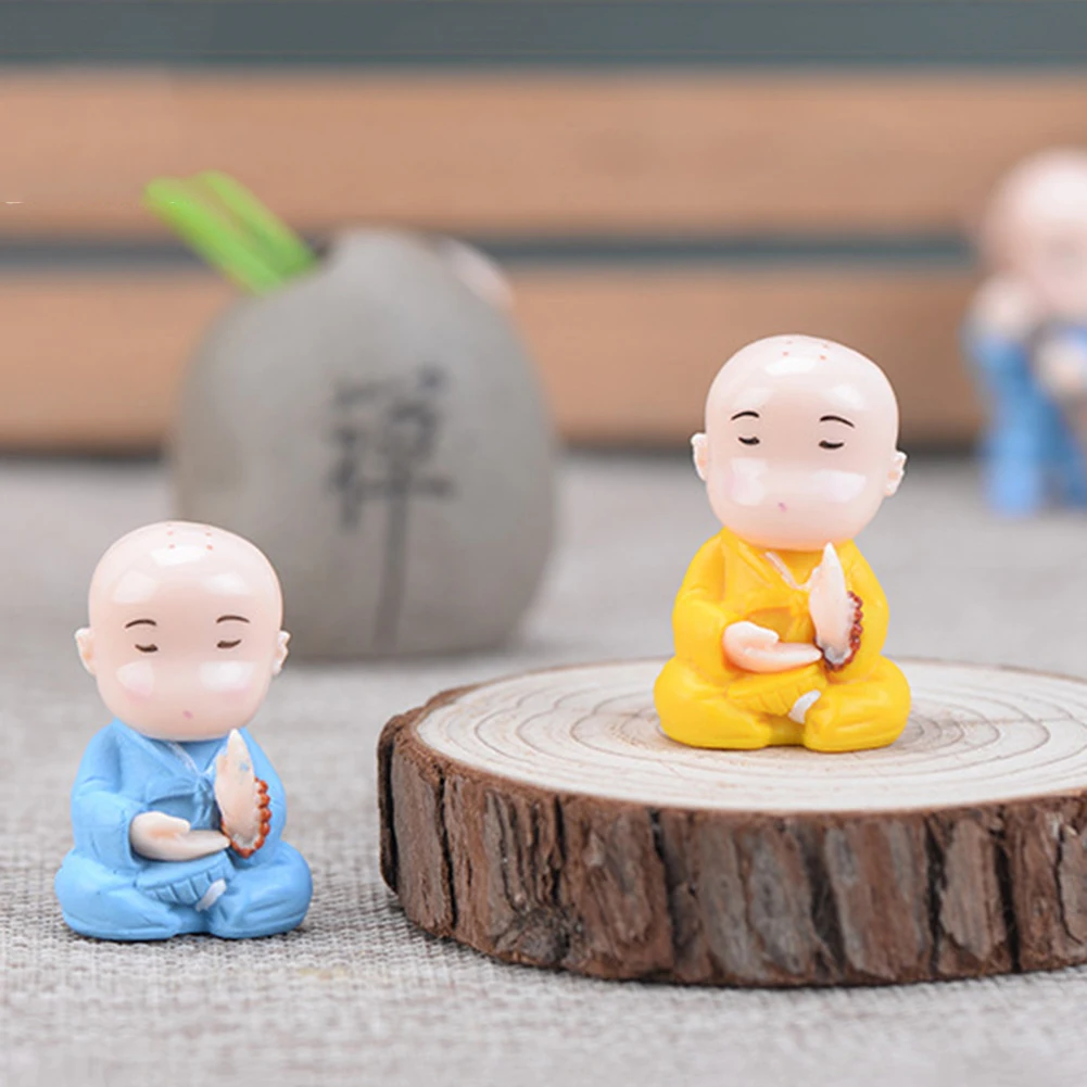 1/кабельный тестер кабеля 8 шт. Милая смола и рисунком кунг фу статуэтки монахов