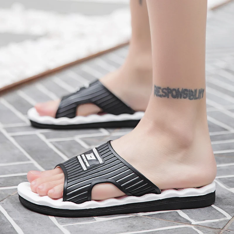 Летние сандалии для мужчин Крутые водонепроницаемые шлепанцы Вьетнамки