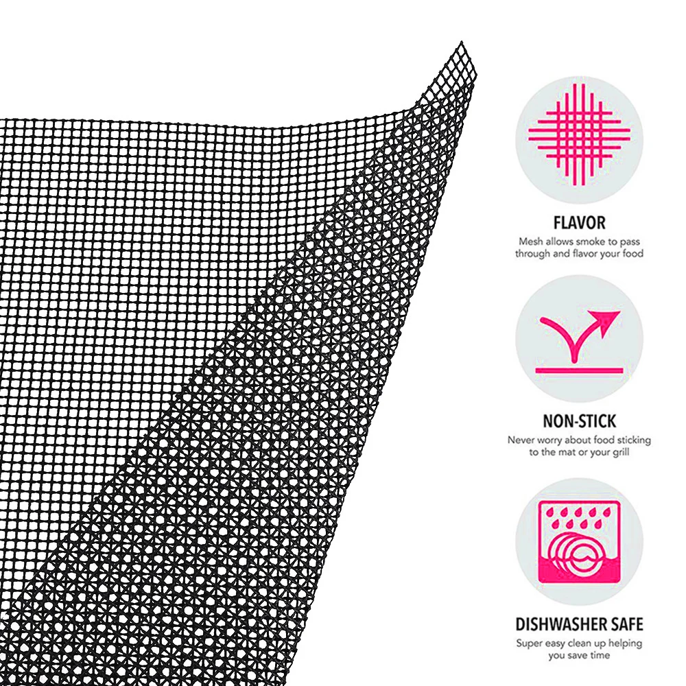 Многоразовый антипригарный коврик для барбекю и гриля коврики жарки кухонные