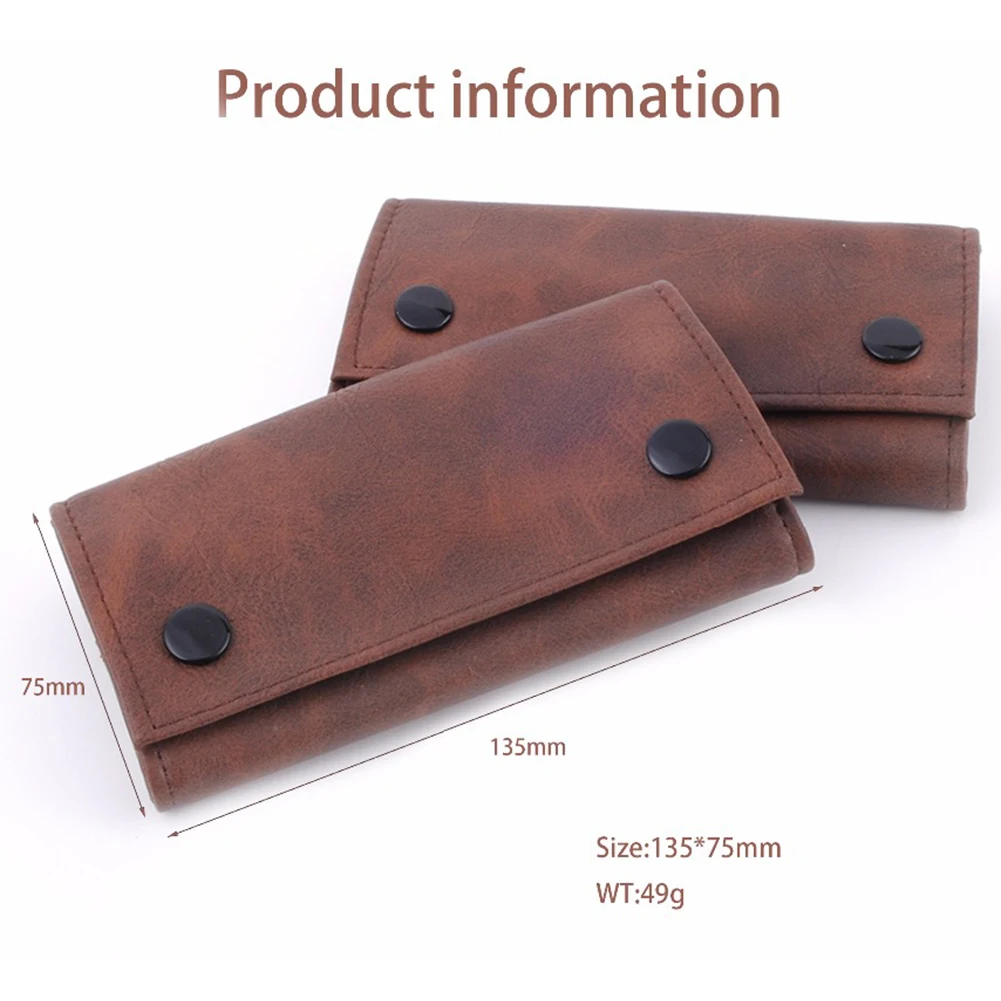 Модная сумка для табака из искусственной кожи коричневого цвета Портативная