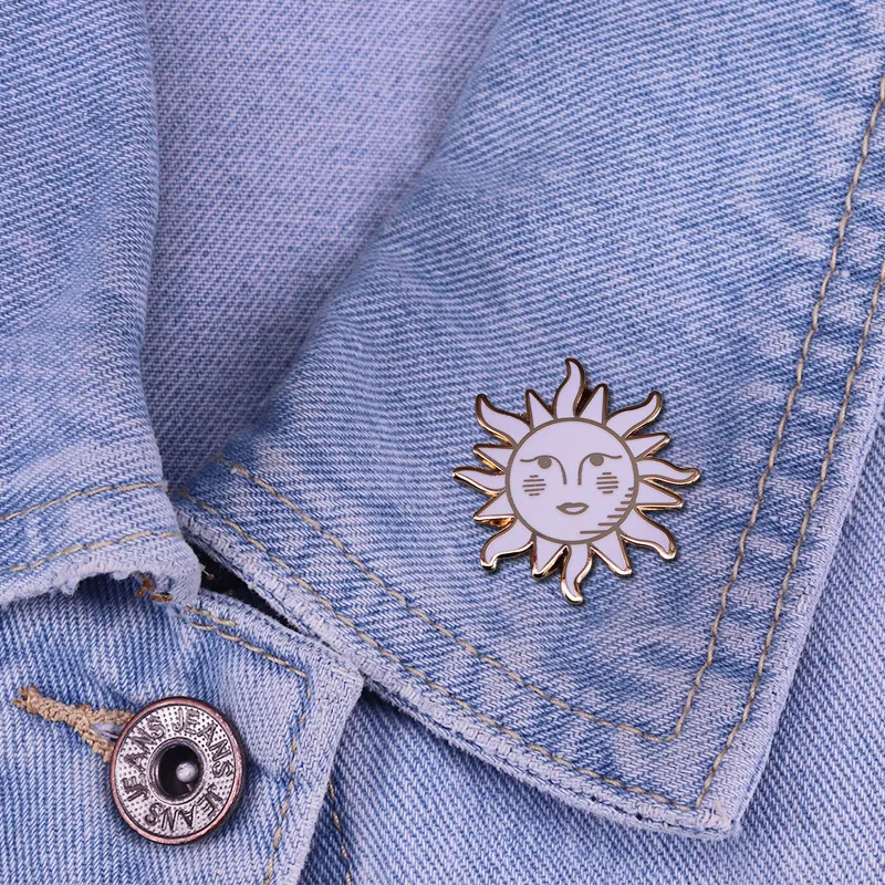 Брошь Kawaii Sun Luna вдохновленная мексиканской карточной игрой в бинго с множеством
