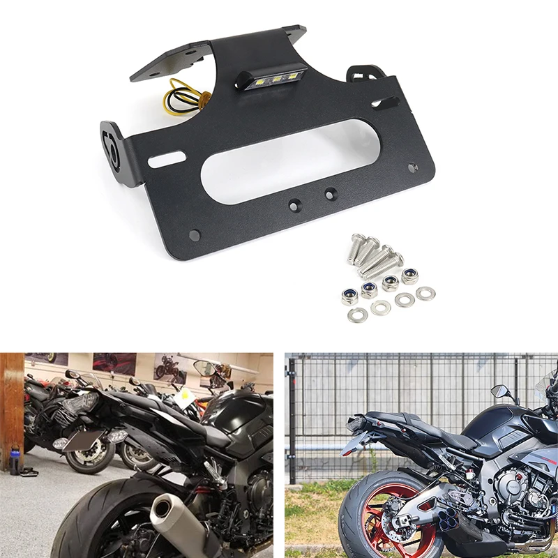 Fit For Yamaha MT-10 FZ-10 2017-2022 MT10 FZ10 2017 2018 2019-2022 Motorcycle Rear Tail Tidy License Plate Fender Eliminator kit